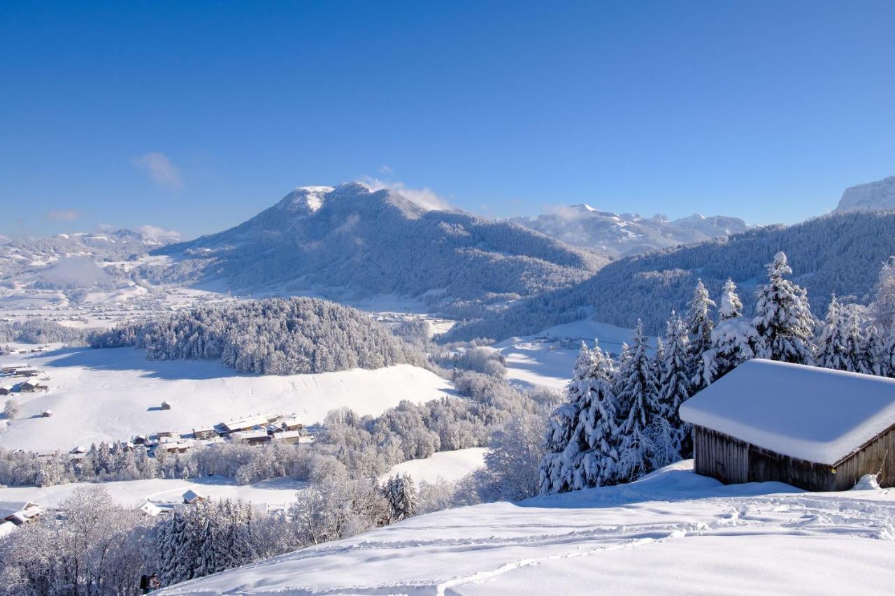 Heuberg 1014 - Ferien - Wohnen Appartement Schwarzenberg im Bregenzerwald Buitenkant foto